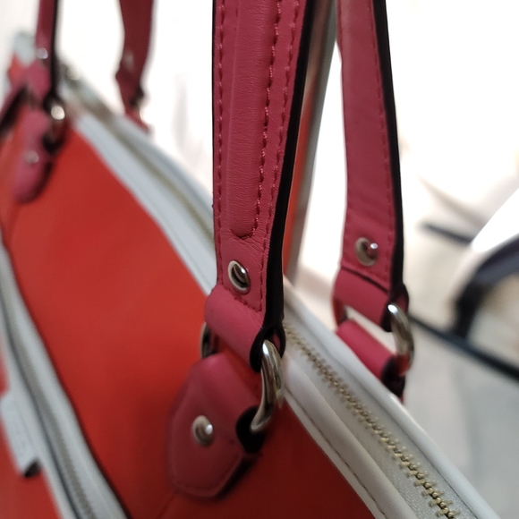 Coach Smooth Leather color block Tote - Picture 7 of 11